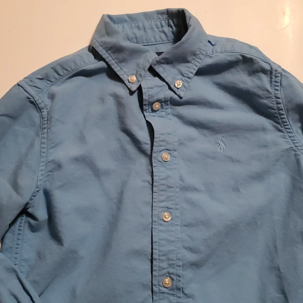 Ralph Lauren Boy's Poplin Button Up Dress Top-4T